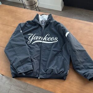 Majestic Authentic Yankees Black Bomber Jacket – XL – Team-Issued Player Gear